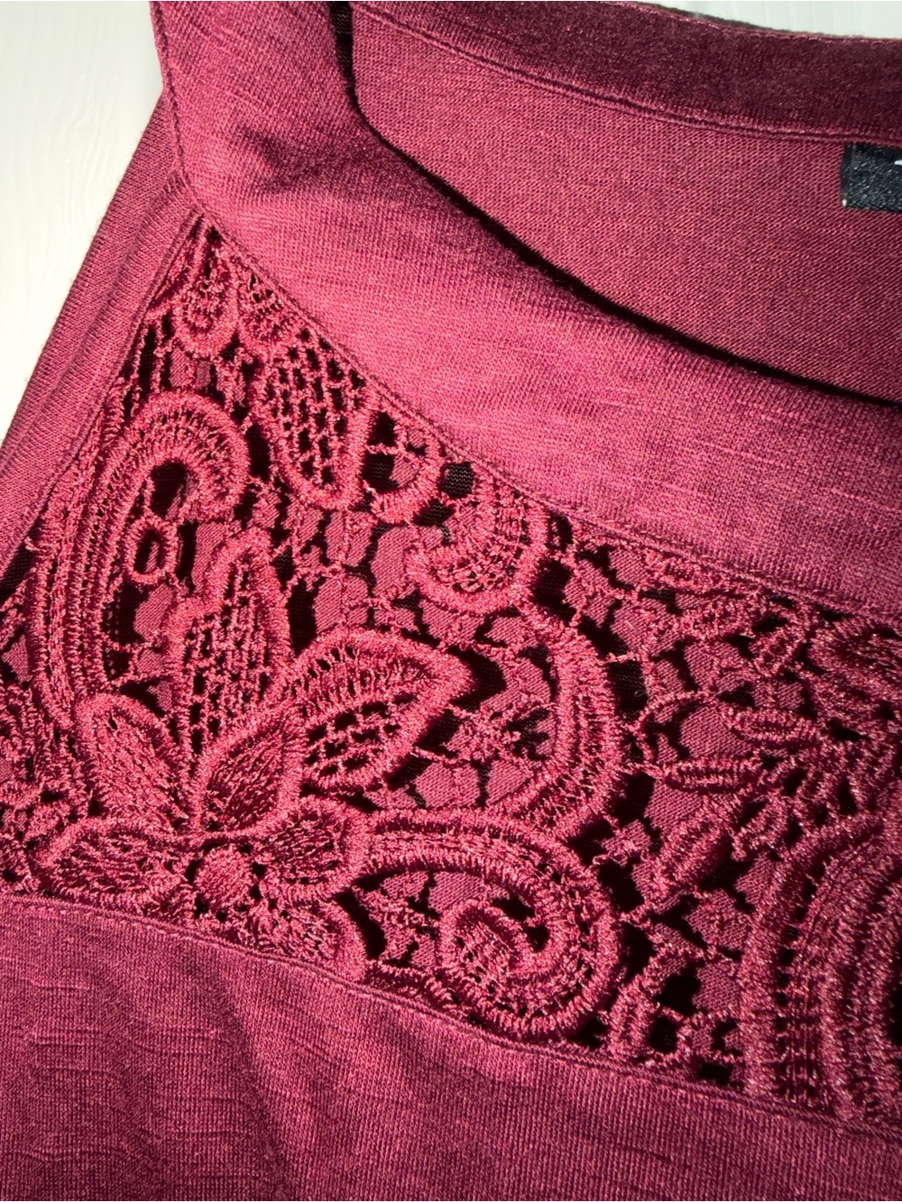 Torrid Burgundy Knit Top - Picture 2 of 3